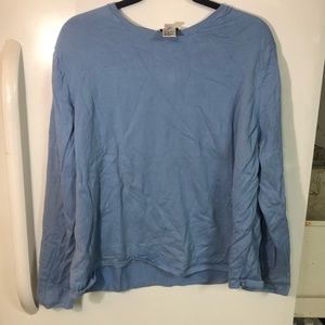 Talbots women’s vintage blue long sleeve shirt  2x